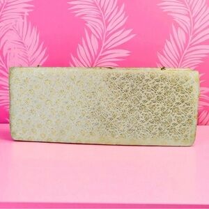 Vintage Gold Damask Elegant MCM Clutch Evening Bag